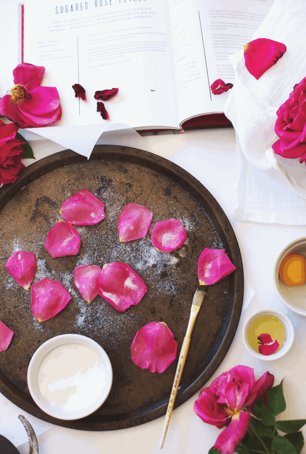 How To Make Sugared Rose Petals