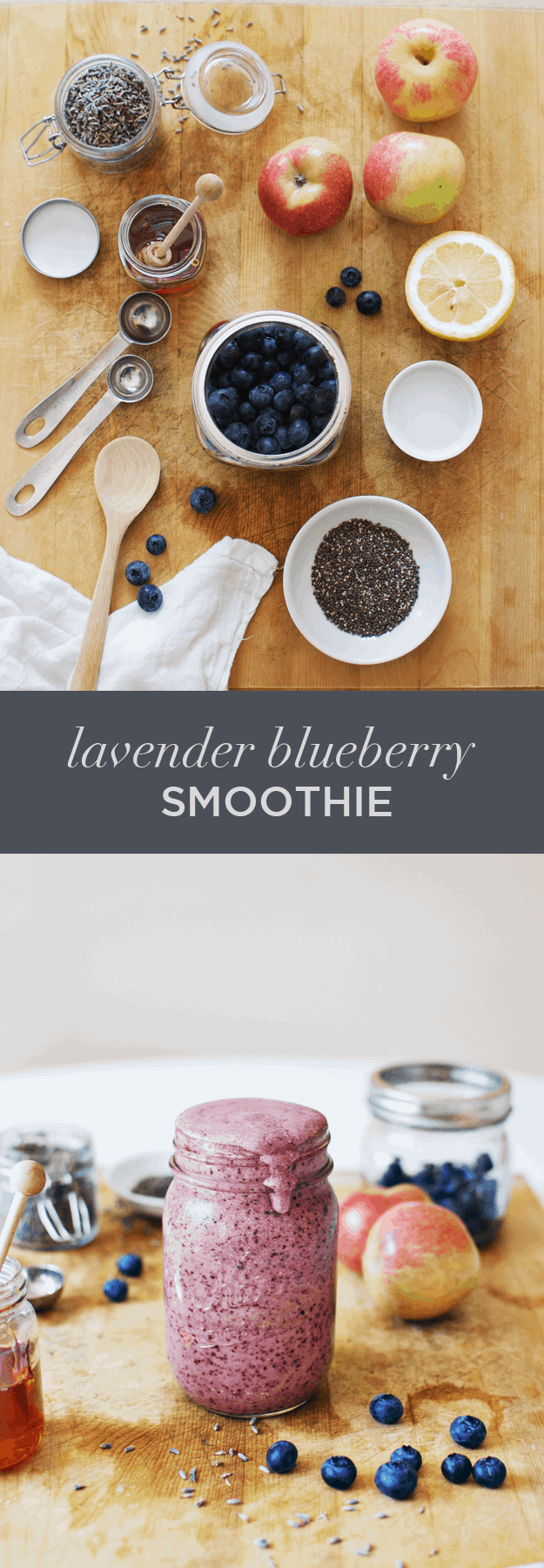 Lavender Blueberry Smoothie