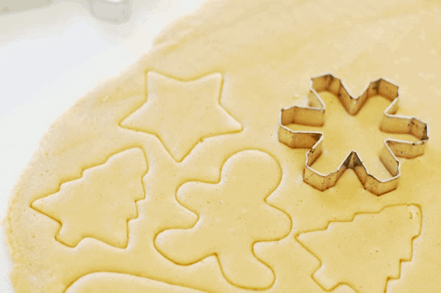 The Best Cut-Out Sugar Cookie Recipe | homemade sugar cookies, sugar cookie recipes, holiday cookie recipe, how to make holiday cookies, homemade Christmas cookies || The Butter Half via @thebutterhalf #christmascookies #sugarcookies #christmastreats