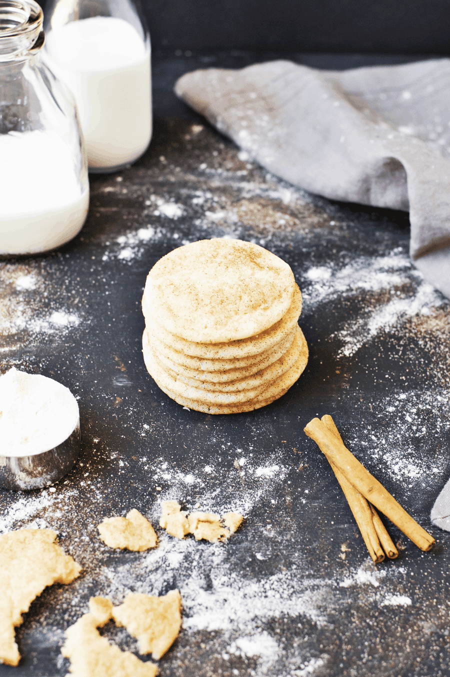 The Best Snickerdoodle Recipe in the World | how to make snickerdoodles, homemade snickerdoodles, homemade snickerdoodle recipe, from scratch cookie recipes, easy cookie recipes, the best cookie recipes, snickerdoodle recipe ideas || The Butter Half via @thebutterhalf
