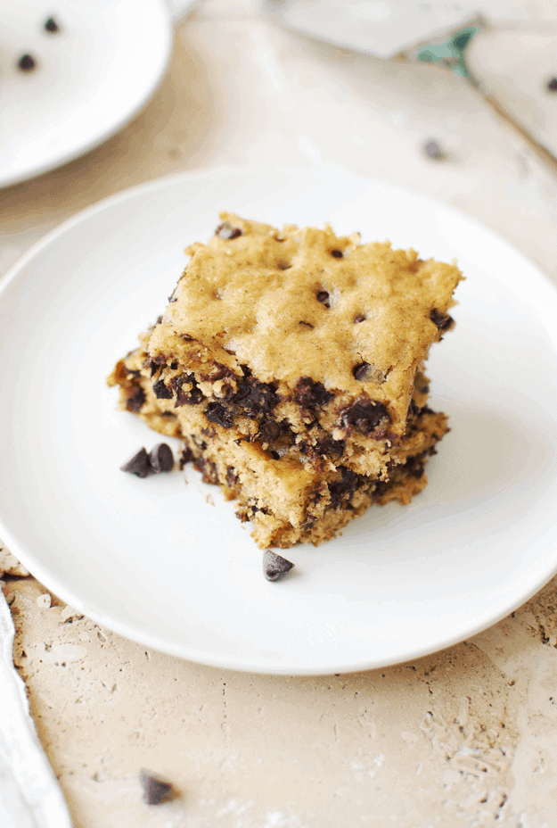 Chocolate Chip Applesauce Cake | Sometimes we all just need to eat cake. And this chocolate chip applesauce cake is a fantastic option to satiate that craving. || The Butter Half #chocolatechipcake #applesaucecake #cakerecipe #thebutterhalf 