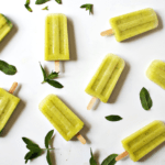 Pineapple Cucumber Mint Margarita Popsicles | The Butter Half
