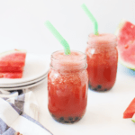 Watermelon Boba Slushie | homemade slushie recipes, how to make a slushie, watermelon flavored recipes, recipes using boba, boba recipe ideas, how to use boba, watermelon flavored recipes, easy slushie recipes || The Butter Half via @thebutterhalf