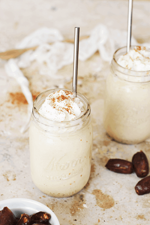 Sweet and Creamy Cinnamon Date Shake | homemade shake recipes, sweet shake recipes, date flavored recipes, recipes using dates, how to use dates in a recipe, recipes for dates, shake recipe ideas #dateflavoredshake #homemadeshakerecipe #cinnamonshakerecipe #thebutterhalf || The Butter Half