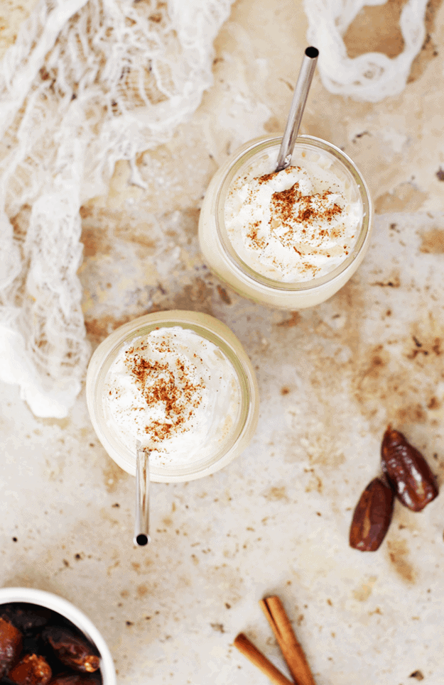 Sweet and Creamy Cinnamon Date Shake | homemade shake recipes, sweet shake recipes, date flavored recipes, recipes using dates, how to use dates in a recipe, recipes for dates, shake recipe ideas #dateflavoredshake #homemadeshakerecipe #cinnamonshakerecipe #thebutterhalf || The Butter Half
