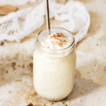 Sweet and Creamy Cinnamon Date Shake | homemade shake recipes, sweet shake recipes, date flavored recipes, recipes using dates, how to use dates in a recipe, recipes for dates, shake recipe ideas || The Butter Half via @thebutterhalf