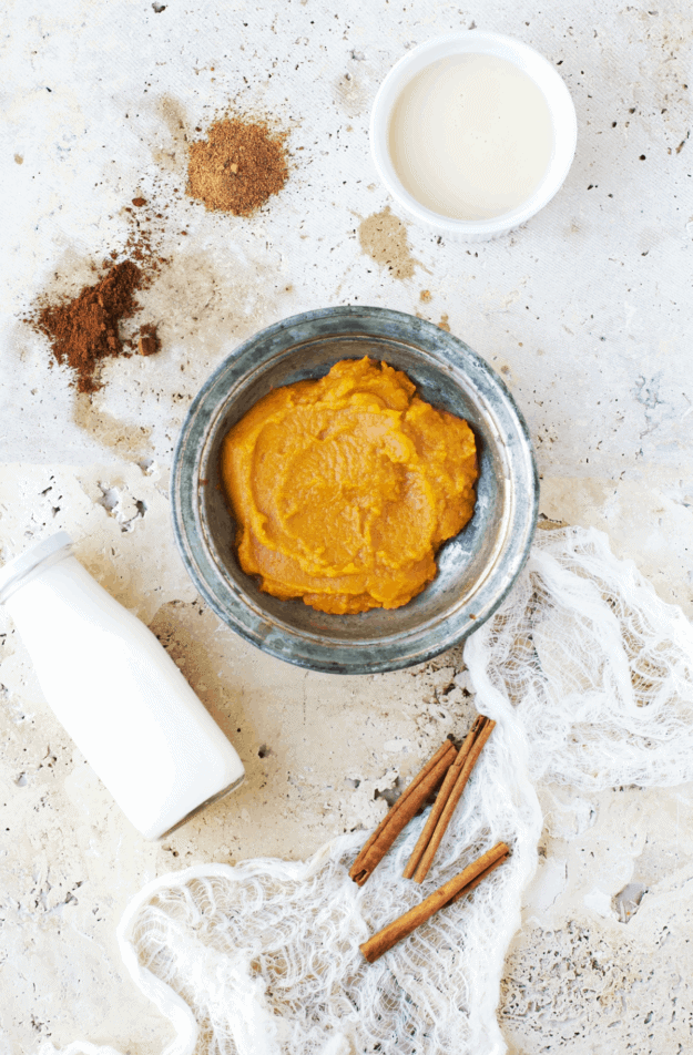 Creamy No Churn Pumpkin Ice Cream | This no churn ice cream is incredibly easy, and turns out very flavorful and creamy. It’s easy for kids to make, too. There are only seven ingredients, and it requires one bowl. Grab the recipe below and enjoy! || The Butter Half #icecream #homemadeicecream #nochurnicecream #easyicecream #pumpkinrecipes #thebutterhalf