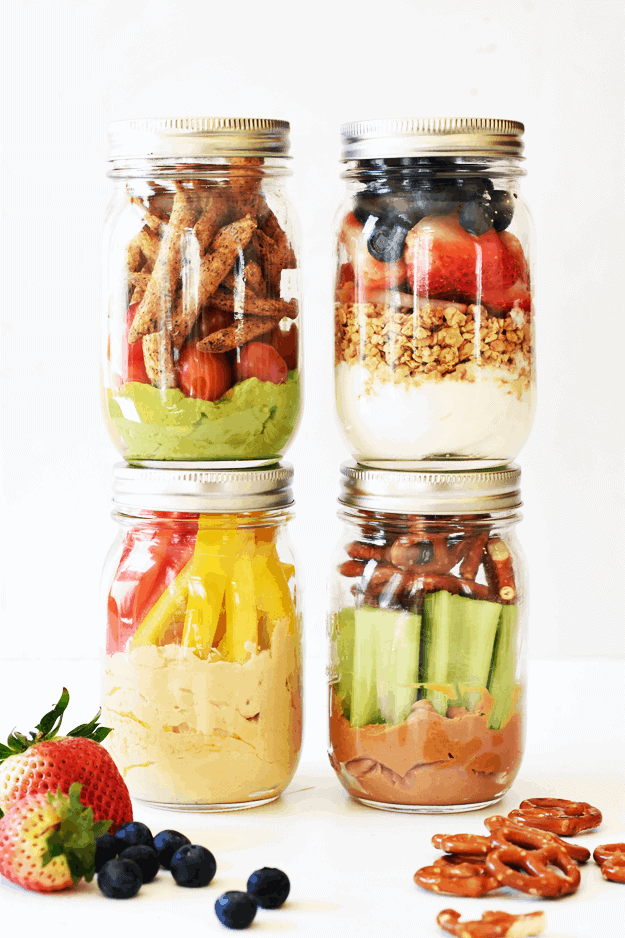 4 Healthy Grab-and-Go Snack Jars | The 