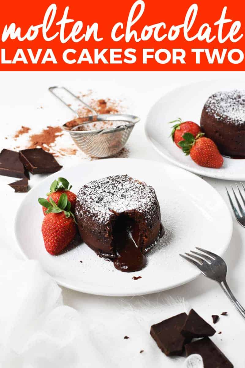 Chocolate Molten Lava Cakes for Two (Gluten-Free) | The Butter Half