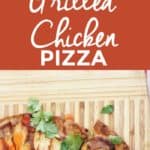 Thai Grilled Chicken Pizza | homemade pizza recipes, pizza recipe ideas, how to make a homemade pizza, thai inspired recipes, recipes using chicken, chicken pizza recipes, easy pizza recipes, family friendly recipes || The Butter Half via @thebutterhalf