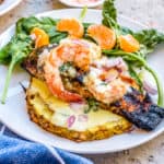 How to Make Grilled Salmon Tropical with Creamy Mango Salad Dressing | grilled salmon, fresh salmon recipes, how to grill salmon, recipes using fresh salmon, grilled salmon recipe, salmon recipes, mango salad dressing, easy healthy dinner ideas, easy dinner recipes for family, healthy dinner ideas || The Butter Half via @thebutterhalf