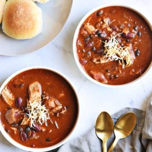 Sweet and Easy Instant Pot Chili with Chicken and Beans