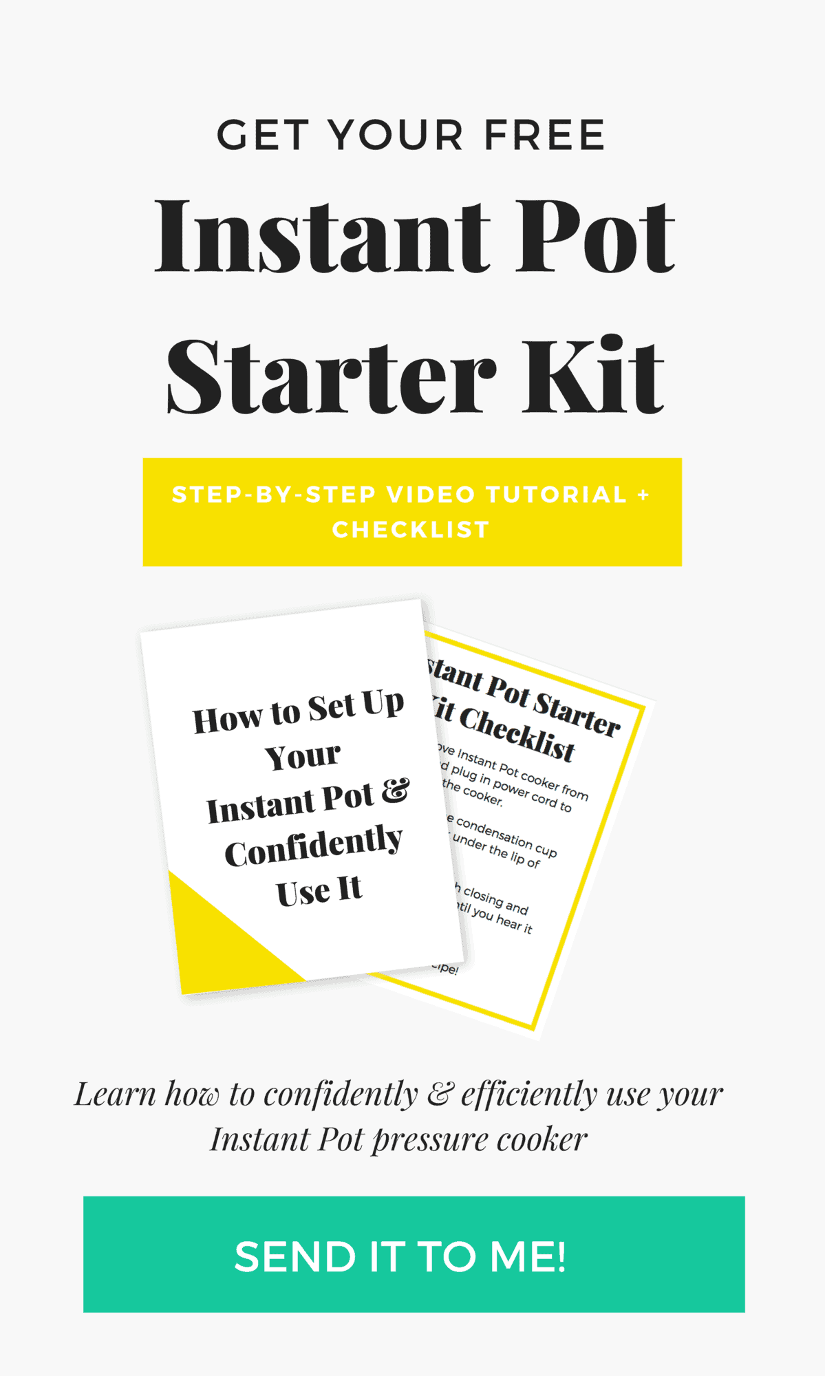 Instant Pot Starter Kit - How to Use Your Instant Pot