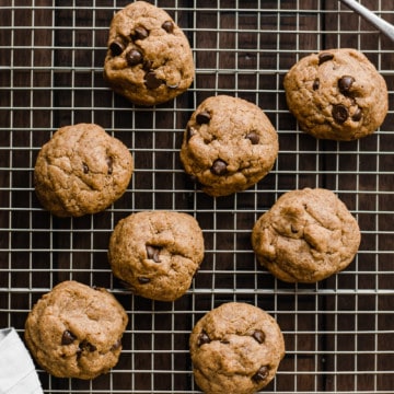 Gut-Healthy Gluten Free Chocolate Chip Cookies (Vegan)