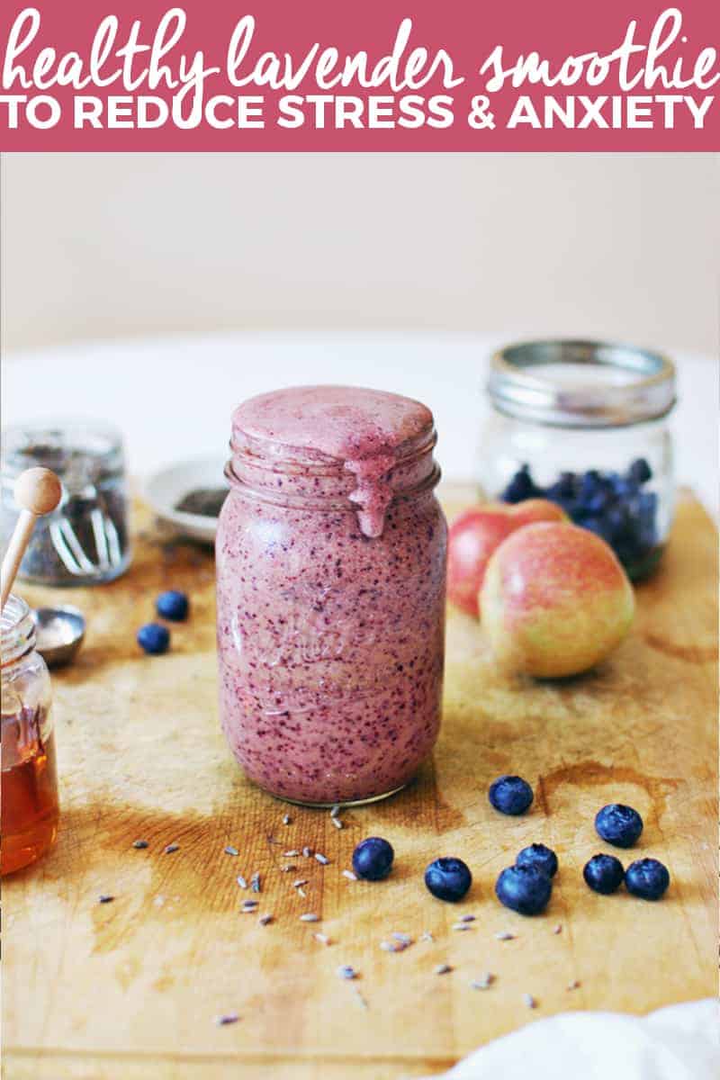 Make this Healthy Lavender Smoothie to Reduce Stress