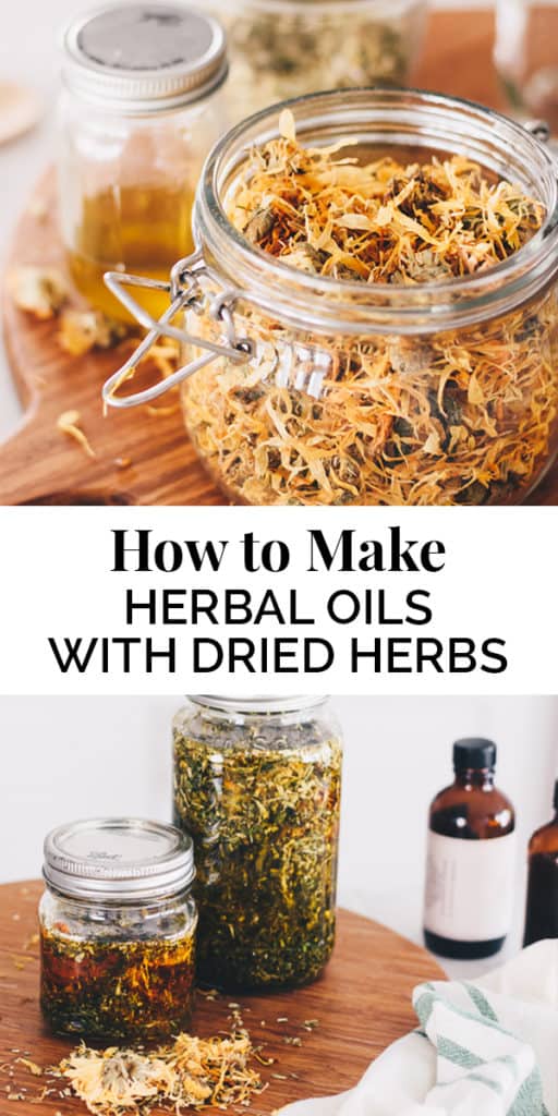 Herb Infused Oils How to Make Herbal Oils with Dried Herbs The