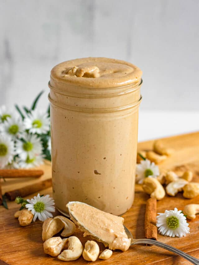 Homemade Cashew Butter Recipe